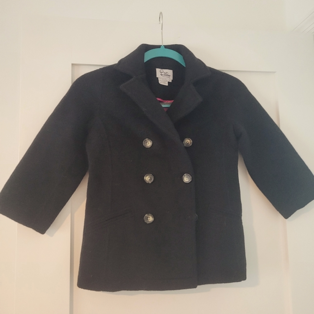 Lilly pulitzer pea coat kids